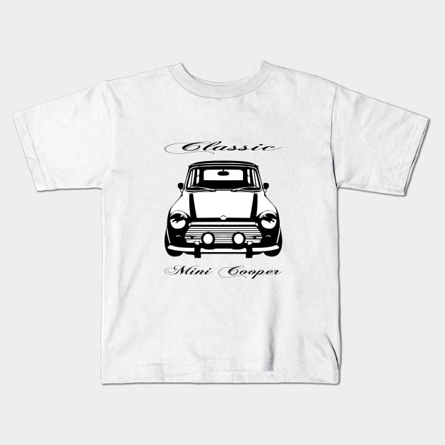 Mini Cooper Kids T-Shirt by arashbeathew